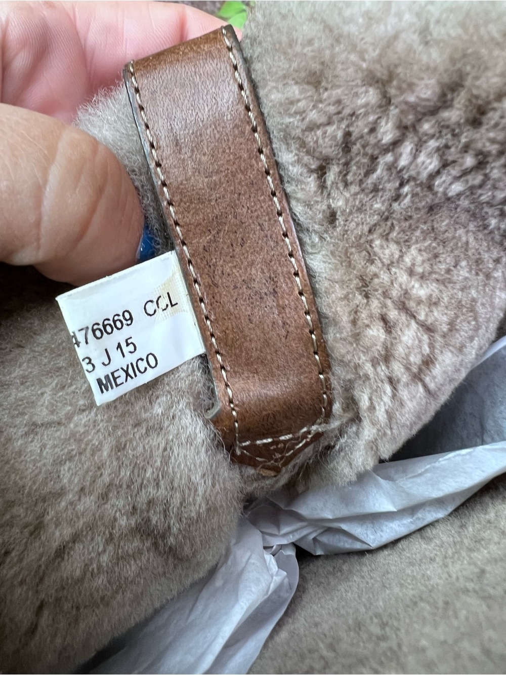 FRYE Tan and Brown Sherpa Lined Shearling Log Sole Tall Riding Boots, 5.5 - Picture 15 of 16